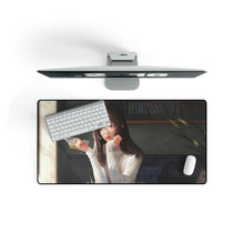 Load image into Gallery viewer, Anime Girl Glasses in Cafe Mouse Pad (Desk Mat)
