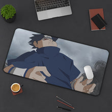 Load image into Gallery viewer, Sasuke Uchiha Mouse Pad (Desk Mat) On Desk

