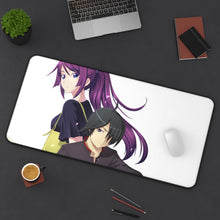 Load image into Gallery viewer, Monogatari (Series) Mouse Pad (Desk Mat) On Desk
