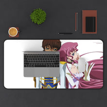 Load image into Gallery viewer, Code Geass Suzaku Kururugi, Euphemia Li Britannia Mouse Pad (Desk Mat) With Laptop
