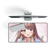 Load image into Gallery viewer, Anime Girl Mouse Pad (Desk Mat) On Desk
