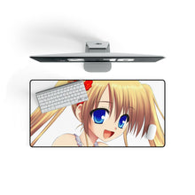 Load image into Gallery viewer, Omamori Himari Mouse Pad (Desk Mat) On Desk
