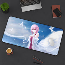 Load image into Gallery viewer, Guilty Crown Inori Yuzuriha Mouse Pad (Desk Mat) On Desk
