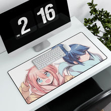 Load image into Gallery viewer, Laid-Back Camp Mouse Pad (Desk Mat) With Laptop
