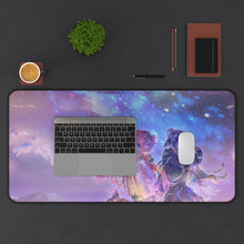 Load image into Gallery viewer, Laid-Back Camp by Mouse Pad (Desk Mat) With Laptop
