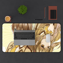 Load image into Gallery viewer, Nagi No Asukara Mouse Pad (Desk Mat) With Laptop
