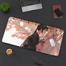 Load image into Gallery viewer, Mitsuri Kanroji Obanai Iguro Mouse Pad (Desk Mat) On Desk
