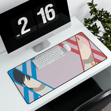Load image into Gallery viewer, Hiro and Zero Two (Darling in the FranXX) Mouse Pad (Desk Mat) With Laptop
