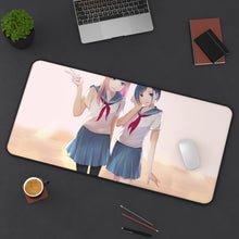 Load image into Gallery viewer, Zer Two and Ichigo Mouse Pad (Desk Mat) On Desk
