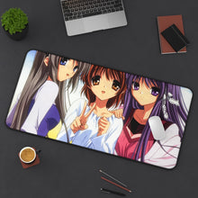 Load image into Gallery viewer, Clannad Nagisa Furukawa, Tomoyo Sakagami, Kyou Fujibayashi Mouse Pad (Desk Mat) On Desk
