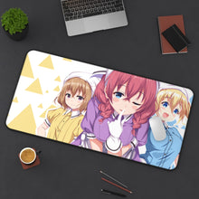 Load image into Gallery viewer, Blend S Kaho Hinata, Mafuyu Hoshikawa, Miu Amano Mouse Pad (Desk Mat) On Desk
