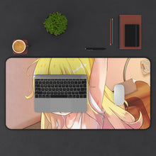 Load image into Gallery viewer, Gabriel DropOut Gabriel Tenma White Mouse Pad (Desk Mat) With Laptop
