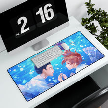 Load image into Gallery viewer, Koe No Katachi Shouko Nishimiya, Shouya Ishida Mouse Pad (Desk Mat) With Laptop
