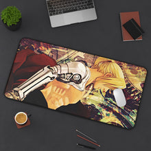 Load image into Gallery viewer, Edward Elrich Mouse Pad (Desk Mat) On Desk
