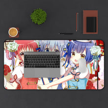 Load image into Gallery viewer, Is The Order A Rabbit? Mouse Pad (Desk Mat) With Laptop
