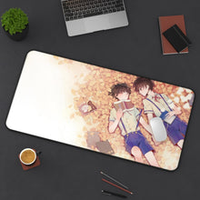 Load image into Gallery viewer, Mob Psycho 100 Shigeo Kageyama, Ritsu Kageyama Mouse Pad (Desk Mat) On Desk
