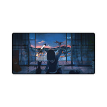 Load image into Gallery viewer, Anime Girl with Cat Bacony Mouse Pad (Desk Mat)
