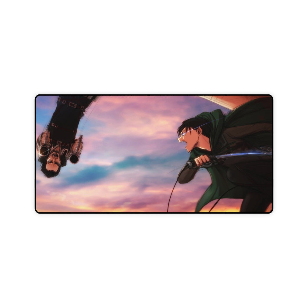 Levi vs Kenny Mouse Pad (Desk Mat)