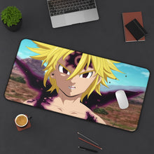 Load image into Gallery viewer, Meliodas Mouse Pad (Desk Mat) On Desk
