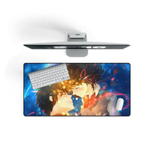 Load image into Gallery viewer, Your Name. Mouse Pad (Desk Mat) On Desk
