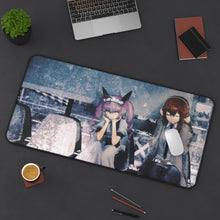 Load image into Gallery viewer, Faris and Makise Mouse Pad (Desk Mat) On Desk
