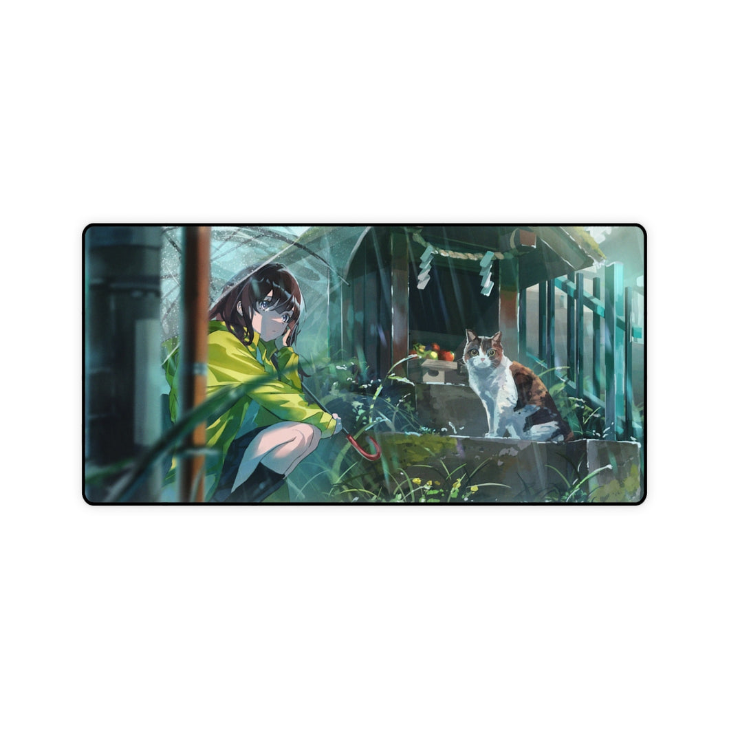 Anime Girl Mouse Pad (Desk Mat)