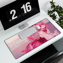 Load image into Gallery viewer, Anime Girl Mouse Pad (Desk Mat) With Laptop
