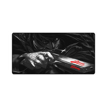 Load image into Gallery viewer, Alucard Black and White Mouse Pad (Desk Mat)
