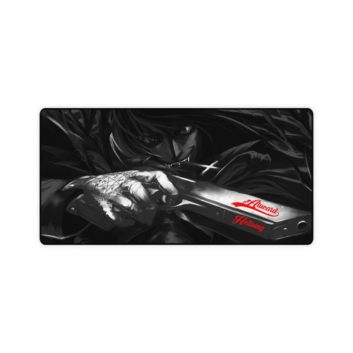 Alucard Black and White Mouse Pad (Desk Mat)
