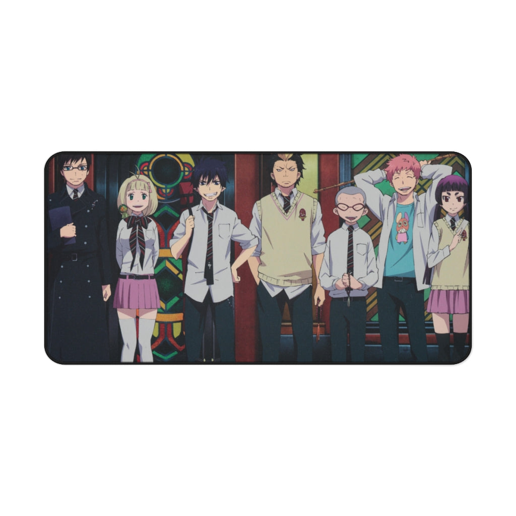 Blue Exorcist Rin Okumura, Yukio Okumura, Kuro, Shiemi Moriyama Mouse Pad (Desk Mat)