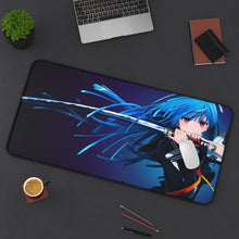 Load image into Gallery viewer, Kisara Tendo Mouse Pad (Desk Mat) On Desk

