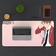 Load image into Gallery viewer, Kiyotaka Ayanokōji Mouse Pad (Desk Mat) With Laptop
