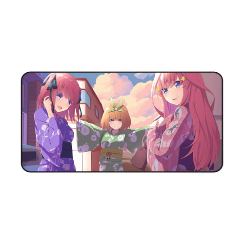 The Quintessential Quintuplets Itsuki Nakano, Nino Nakano, Yotsuba Nakano Mouse Pad (Desk Mat)