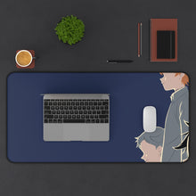 Load image into Gallery viewer, The Promised Neverland Ray, Norman, Emma Mouse Pad (Desk Mat) With Laptop
