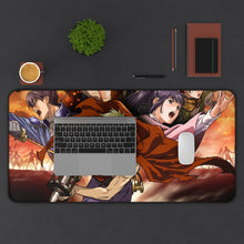 Load image into Gallery viewer, Kabaneri Of The Iron Fortress Mouse Pad (Desk Mat) With Laptop
