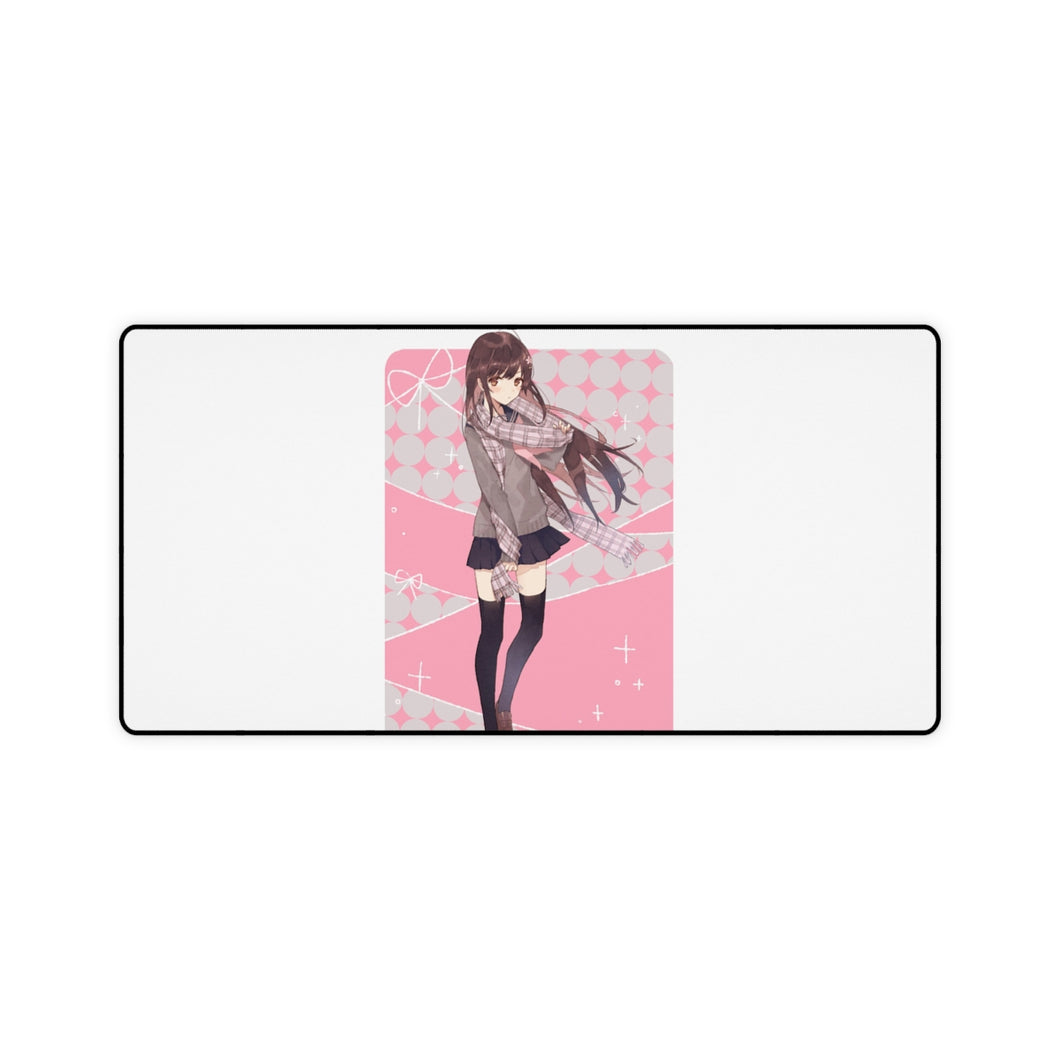 Anime Girl Mouse Pad (Desk Mat)