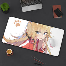 Load image into Gallery viewer, Gabriel DropOut Gabriel Tenma White Mouse Pad (Desk Mat) On Desk
