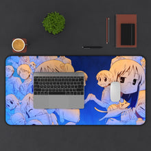 Load image into Gallery viewer, Nichijō Mouse Pad (Desk Mat) With Laptop
