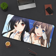 Load image into Gallery viewer, Accel World Kuroyukihime, Fuuko Kurasaki Mouse Pad (Desk Mat) On Desk
