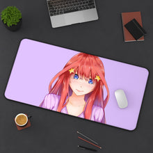 Load image into Gallery viewer, Itsuki Nakano Mouse Pad (Desk Mat) On Desk
