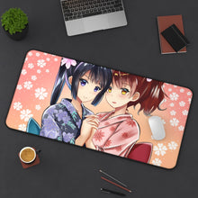 Load image into Gallery viewer, Sound! Euphonium Kumiko Oumae, Reina Kousaka Mouse Pad (Desk Mat) On Desk
