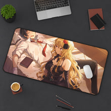 Load image into Gallery viewer, Rokudenashi Majutsu Koushi To Akashic Records Glenn Radars, Celica Arfonia Mouse Pad (Desk Mat) On Desk
