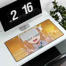 Load image into Gallery viewer, Ahegao Double-Peace Happy Mouse Pad (Desk Mat) With Laptop
