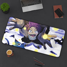 Load image into Gallery viewer, Fairy Tail Natsu Dragneel, Happy Mouse Pad (Desk Mat) On Desk
