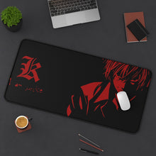 Load image into Gallery viewer, Light Yagami 8k Mouse Pad (Desk Mat) On Desk
