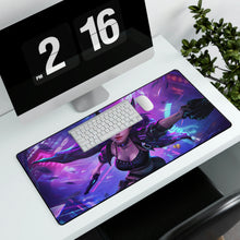 Load image into Gallery viewer, Cyberpunk, Girl, Falling, Sci-Fi, Mouse Pad (Desk Mat)
