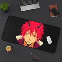 Load image into Gallery viewer, Benimaru (That Time I Got Reincarnated as a Slime) Mouse Pad (Desk Mat) On Desk
