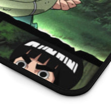 Load image into Gallery viewer, &quot;The Beautiful Blue Beast, from the hidden leaf village, Rock Lee!&quot; Mouse Pad (Desk Mat) Hemmed Edge

