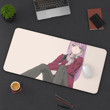 Load image into Gallery viewer, Darling In The FranXX Mouse Pad (Desk Mat) On Desk
