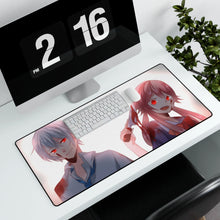 Load image into Gallery viewer, Mirai Nikki Yuno Gasai, Aru Akise Mouse Pad (Desk Mat) With Laptop
